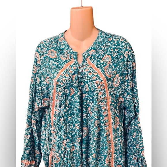 NEW NATALIE MARTIN Fiore Silk Maxi Dress - Amalfi Sea - Picture 4 of 16